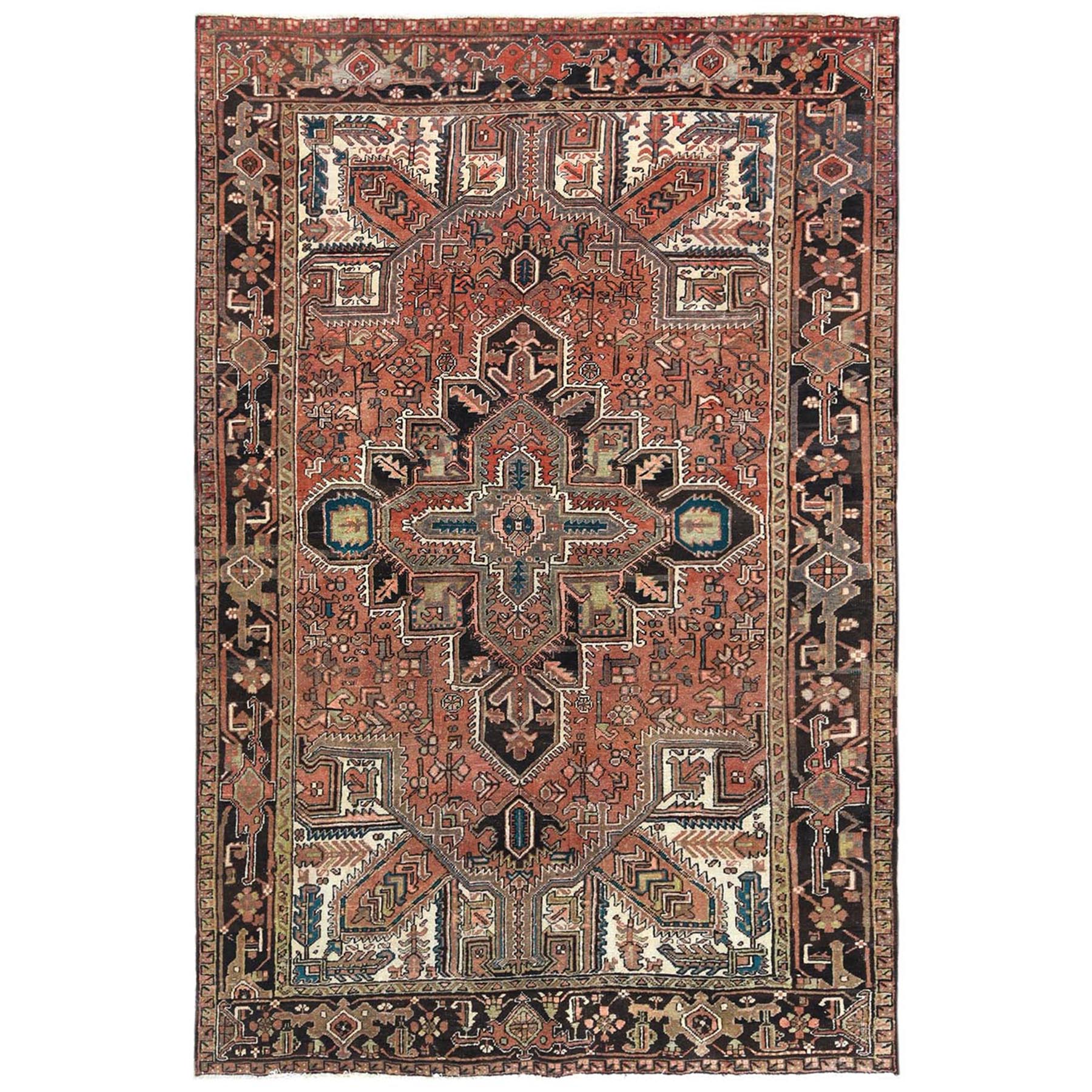 Overdyed & Vintage Rugs LUV731115